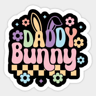 Daddy Bunny Easter Sticker